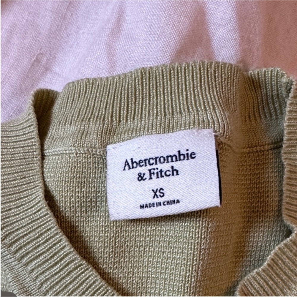 Abercrombie Green Knit Tank Top - Picture 2 of 2